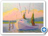 "Charleston Shrimpboat"
8x10 Oil